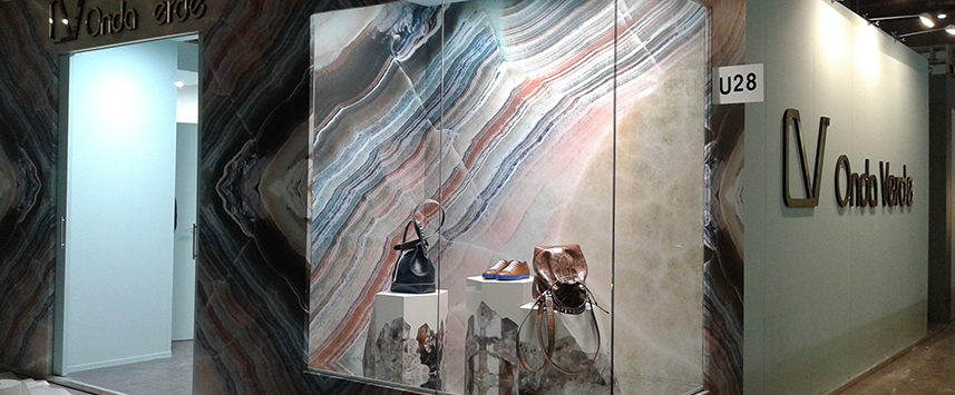 Progettazione stand lineapelle febbraio Milano