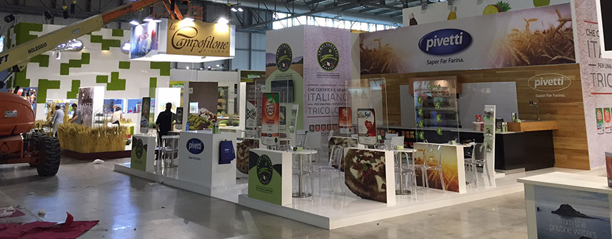 Progettazione stand tutto food Parma