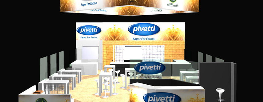 Progettazione stand cibus Milano